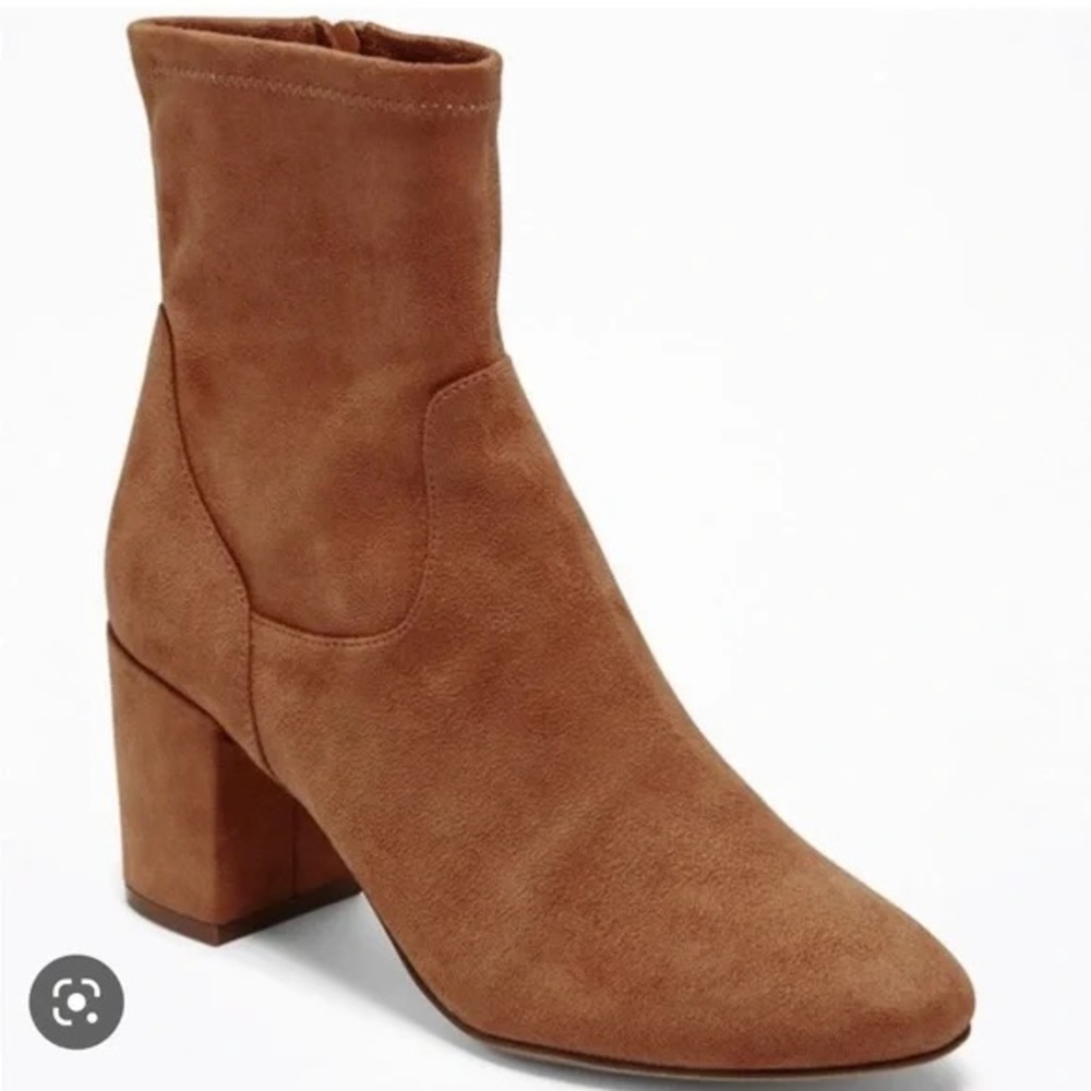 Old Navy Brown Suede Sock Boot